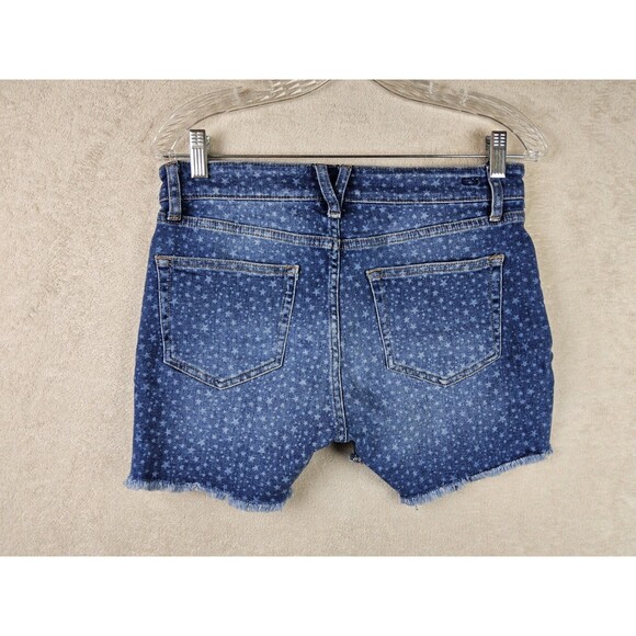 Vineyard Vines Women's Stars Denim Raw Edge Shorts Size 27 - Picture 3 of 4